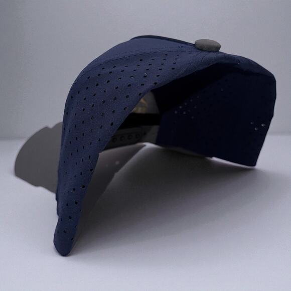 RFP Homes Hat (Version 3) | Navy Velvet Embroidered Snapback | Mad Capper Texas - Picture 3 of 3